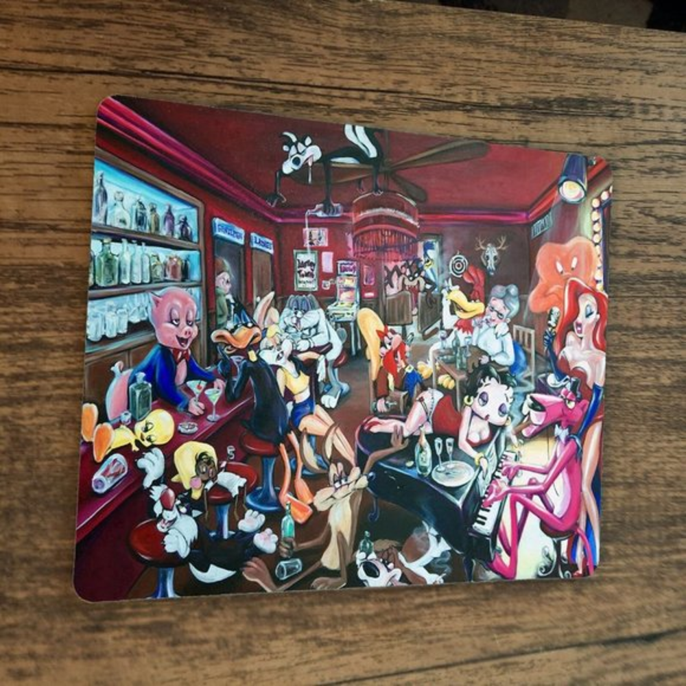 Drunk‎ Looney Tunes  Classic Cartoon Mouse Pad